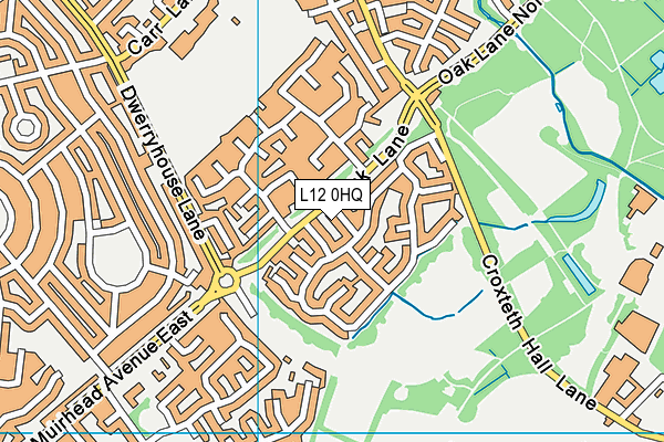 L12 0HQ map - OS VectorMap District (Ordnance Survey)