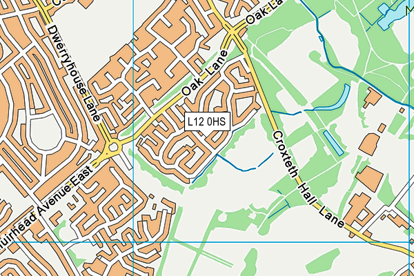 L12 0HS map - OS VectorMap District (Ordnance Survey)