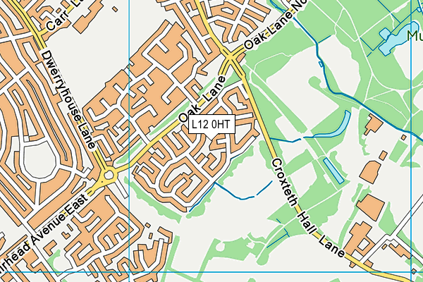 L12 0HT map - OS VectorMap District (Ordnance Survey)