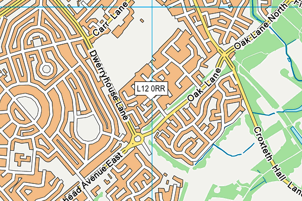 L12 0RR map - OS VectorMap District (Ordnance Survey)