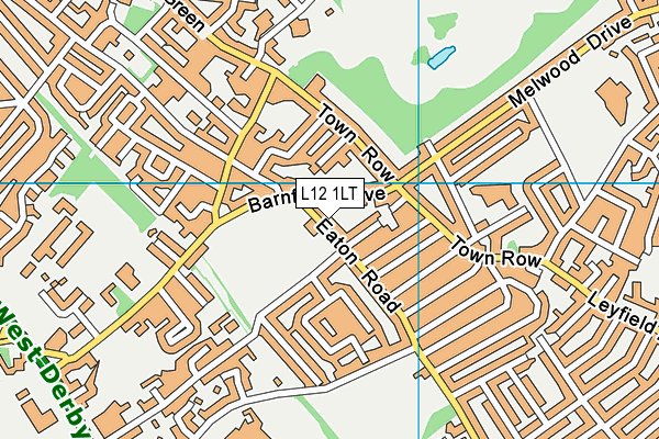 L12 1LT map - OS VectorMap District (Ordnance Survey)