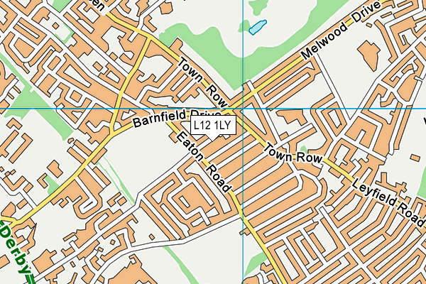 L12 1LY map - OS VectorMap District (Ordnance Survey)