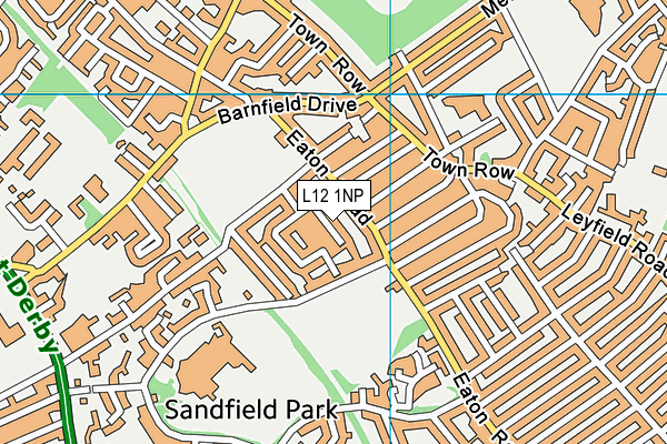 L12 1NP map - OS VectorMap District (Ordnance Survey)