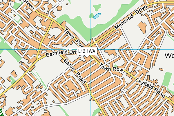 L12 1WA map - OS VectorMap District (Ordnance Survey)
