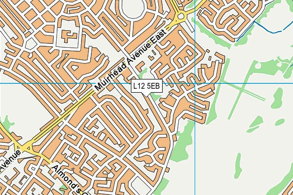 L12 5EB map - OS VectorMap District (Ordnance Survey)