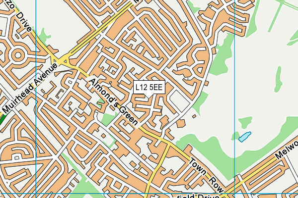 L12 5EE map - OS VectorMap District (Ordnance Survey)
