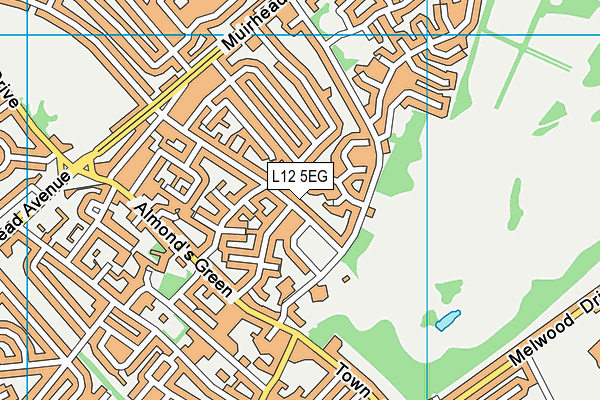 L12 5EG map - OS VectorMap District (Ordnance Survey)