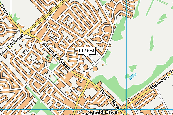 L12 5EJ map - OS VectorMap District (Ordnance Survey)