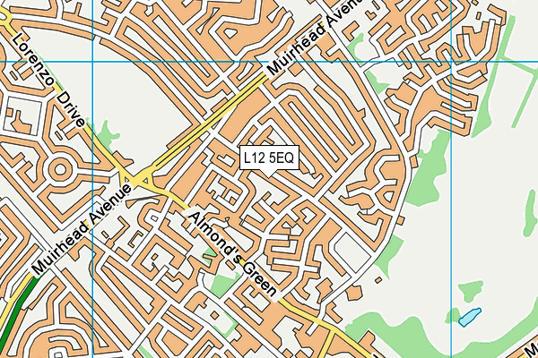 L12 5EQ map - OS VectorMap District (Ordnance Survey)