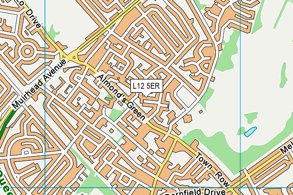 L12 5ER map - OS VectorMap District (Ordnance Survey)