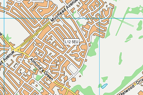 L12 5EU map - OS VectorMap District (Ordnance Survey)