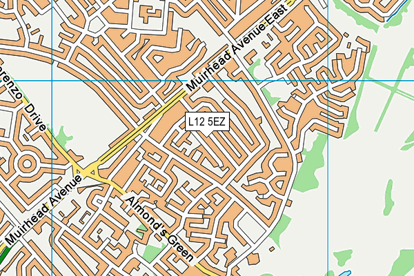 L12 5EZ map - OS VectorMap District (Ordnance Survey)