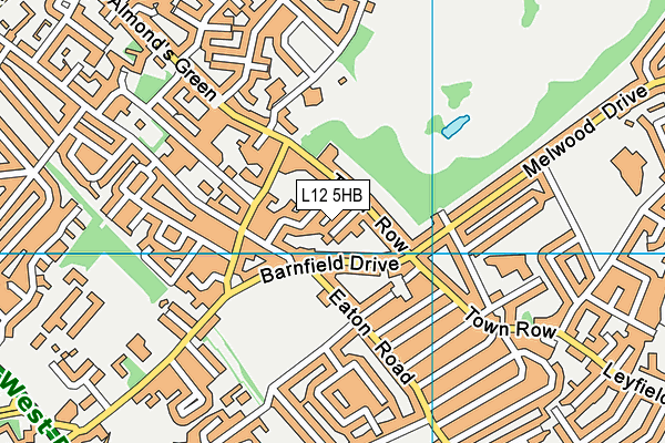 L12 5HB map - OS VectorMap District (Ordnance Survey)