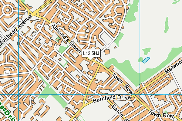 L12 5HJ map - OS VectorMap District (Ordnance Survey)