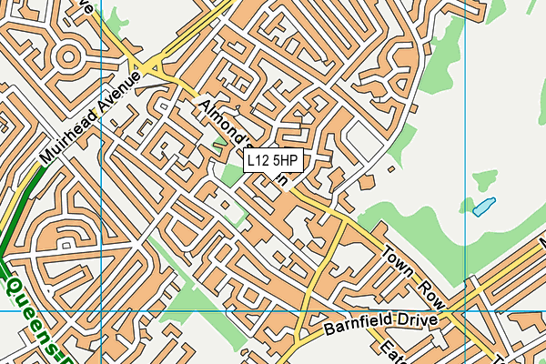 L12 5HP map - OS VectorMap District (Ordnance Survey)