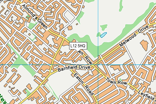 L12 5HQ map - OS VectorMap District (Ordnance Survey)
