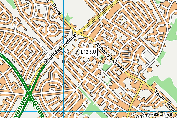 L12 5JJ map - OS VectorMap District (Ordnance Survey)