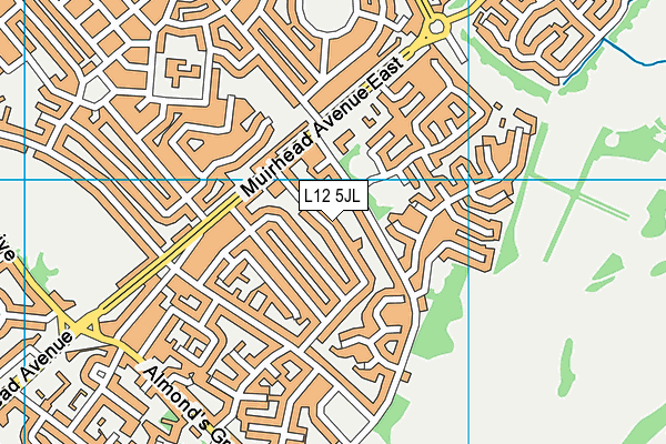 L12 5JL map - OS VectorMap District (Ordnance Survey)