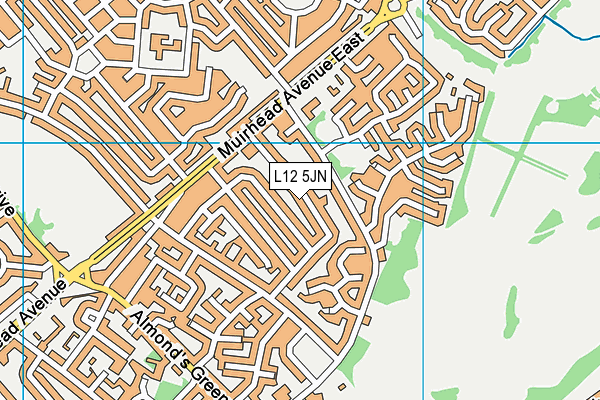 L12 5JN map - OS VectorMap District (Ordnance Survey)