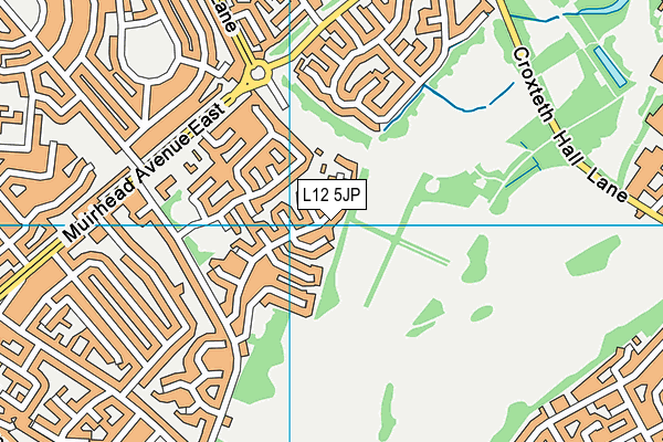 L12 5JP map - OS VectorMap District (Ordnance Survey)