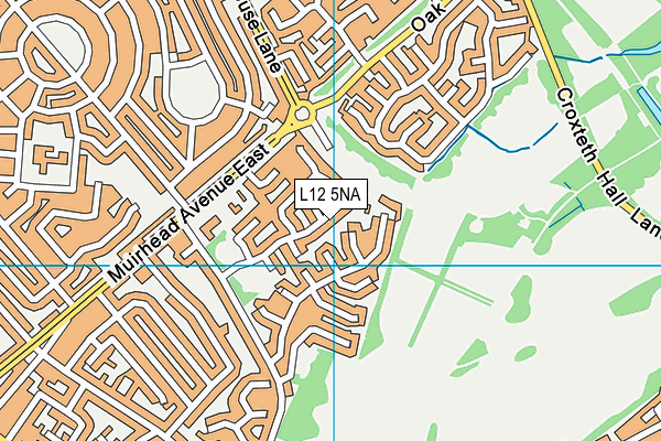 L12 5NA map - OS VectorMap District (Ordnance Survey)