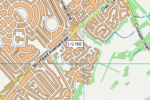 L12 5NE map - OS VectorMap District (Ordnance Survey)