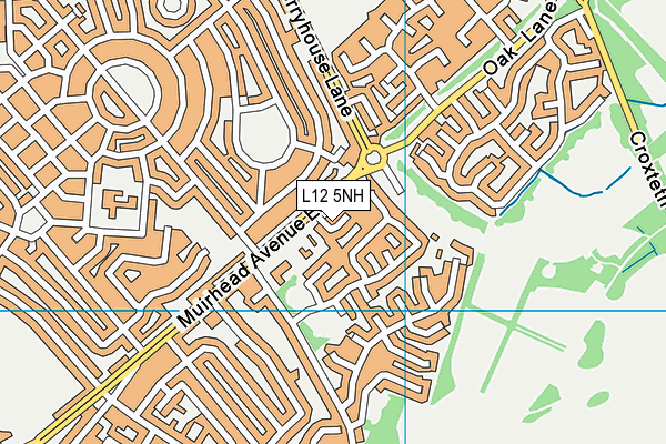 L12 5NH map - OS VectorMap District (Ordnance Survey)
