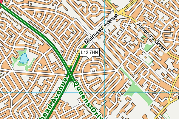 L12 7HN map - OS VectorMap District (Ordnance Survey)