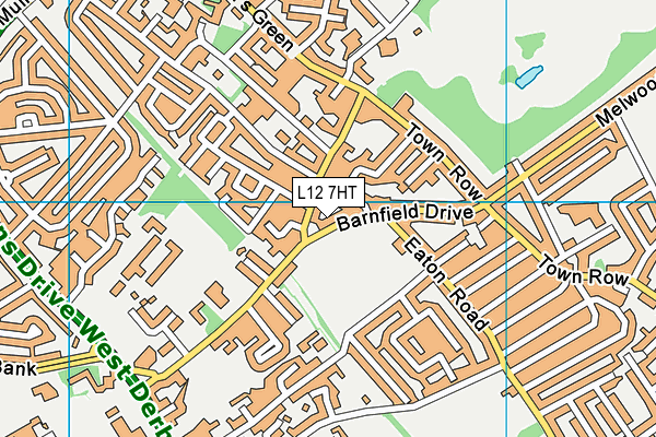 L12 7HT map - OS VectorMap District (Ordnance Survey)