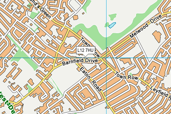 L12 7HU map - OS VectorMap District (Ordnance Survey)