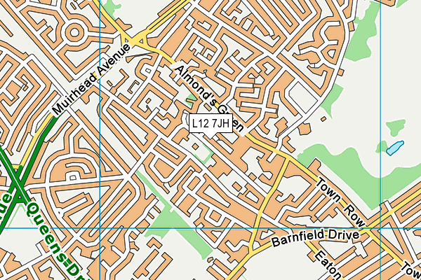 L12 7JH map - OS VectorMap District (Ordnance Survey)