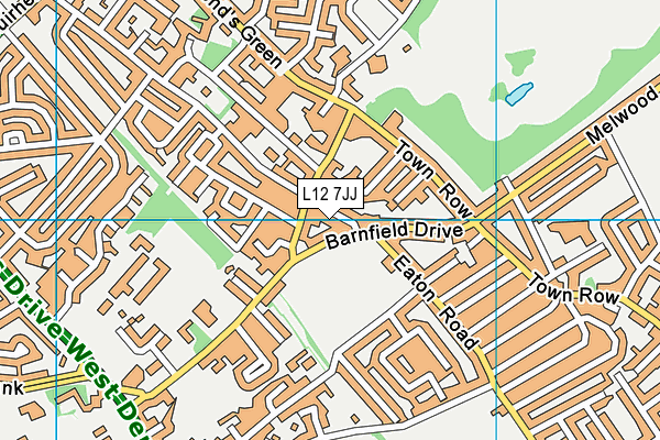 L12 7JJ map - OS VectorMap District (Ordnance Survey)