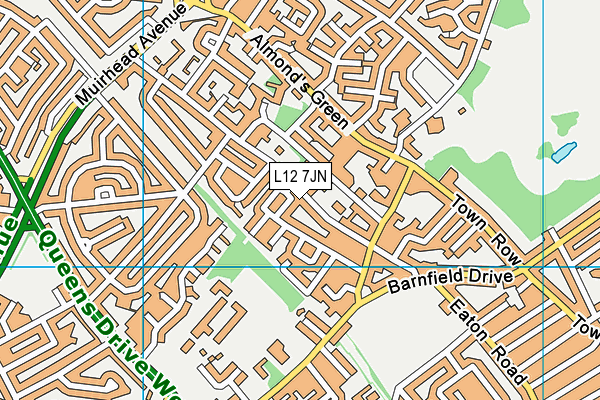 L12 7JN map - OS VectorMap District (Ordnance Survey)