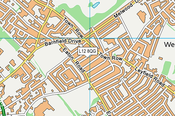 L12 8QG map - OS VectorMap District (Ordnance Survey)