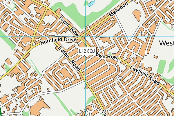 L12 8QJ map - OS VectorMap District (Ordnance Survey)