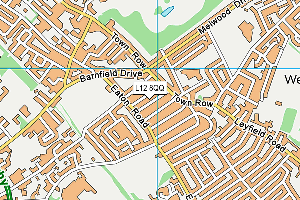 L12 8QQ map - OS VectorMap District (Ordnance Survey)