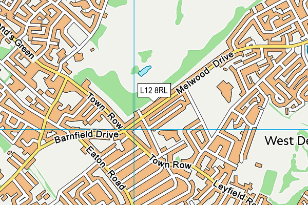 L12 8RL map - OS VectorMap District (Ordnance Survey)