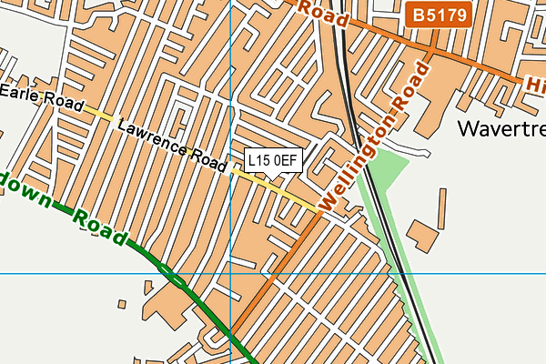 L15 0EF map - OS VectorMap District (Ordnance Survey)