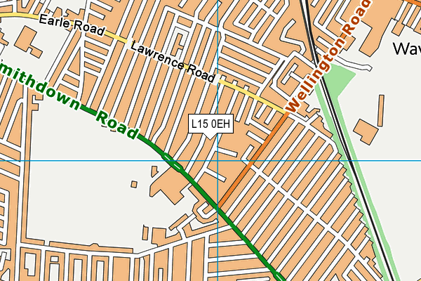 L15 0EH map - OS VectorMap District (Ordnance Survey)