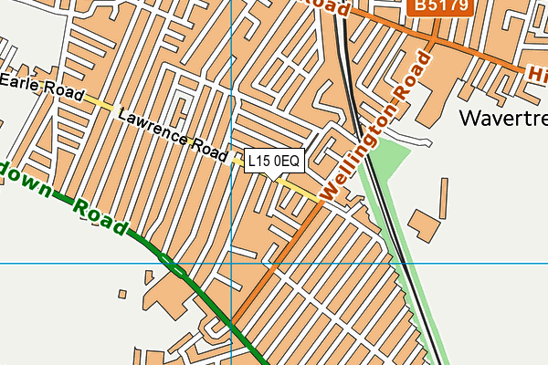 L15 0EQ map - OS VectorMap District (Ordnance Survey)
