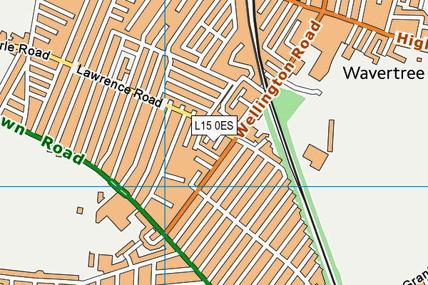 L15 0ES map - OS VectorMap District (Ordnance Survey)