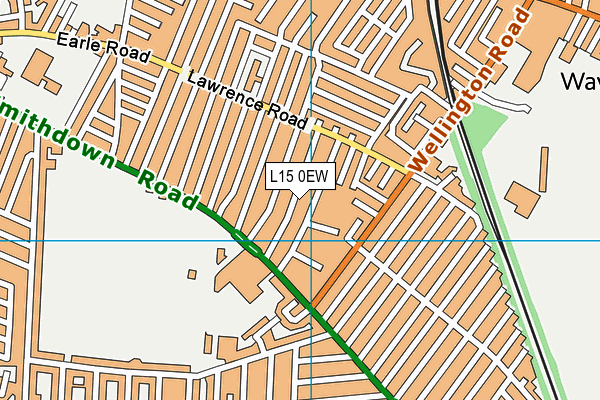 L15 0EW map - OS VectorMap District (Ordnance Survey)