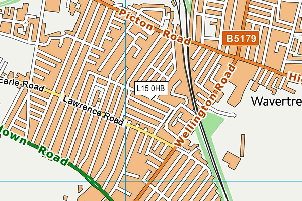 L15 0HB map - OS VectorMap District (Ordnance Survey)