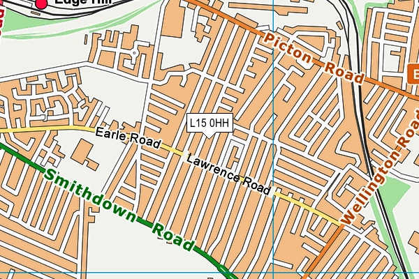L15 0HH map - OS VectorMap District (Ordnance Survey)