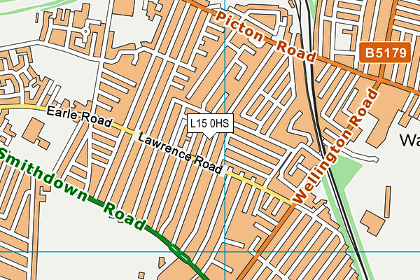 L15 0HS map - OS VectorMap District (Ordnance Survey)