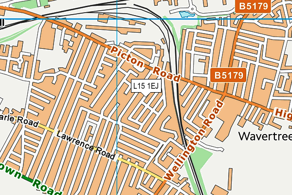 L15 1EJ map - OS VectorMap District (Ordnance Survey)