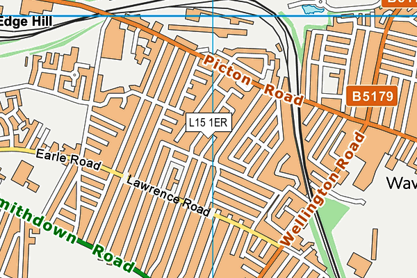 L15 1ER map - OS VectorMap District (Ordnance Survey)