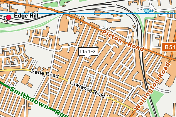 L15 1EX map - OS VectorMap District (Ordnance Survey)