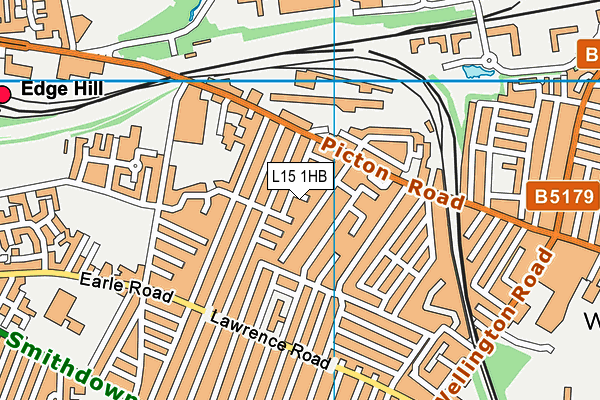L15 1HB map - OS VectorMap District (Ordnance Survey)