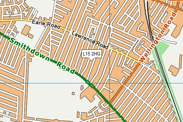 L15 2HG map - OS VectorMap District (Ordnance Survey)